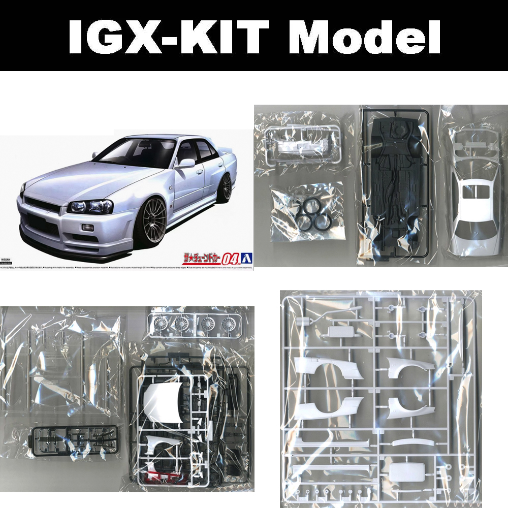 Model Kit Nissan Skyline - Aoshima 05534 1/24 Scale Skyline ER34