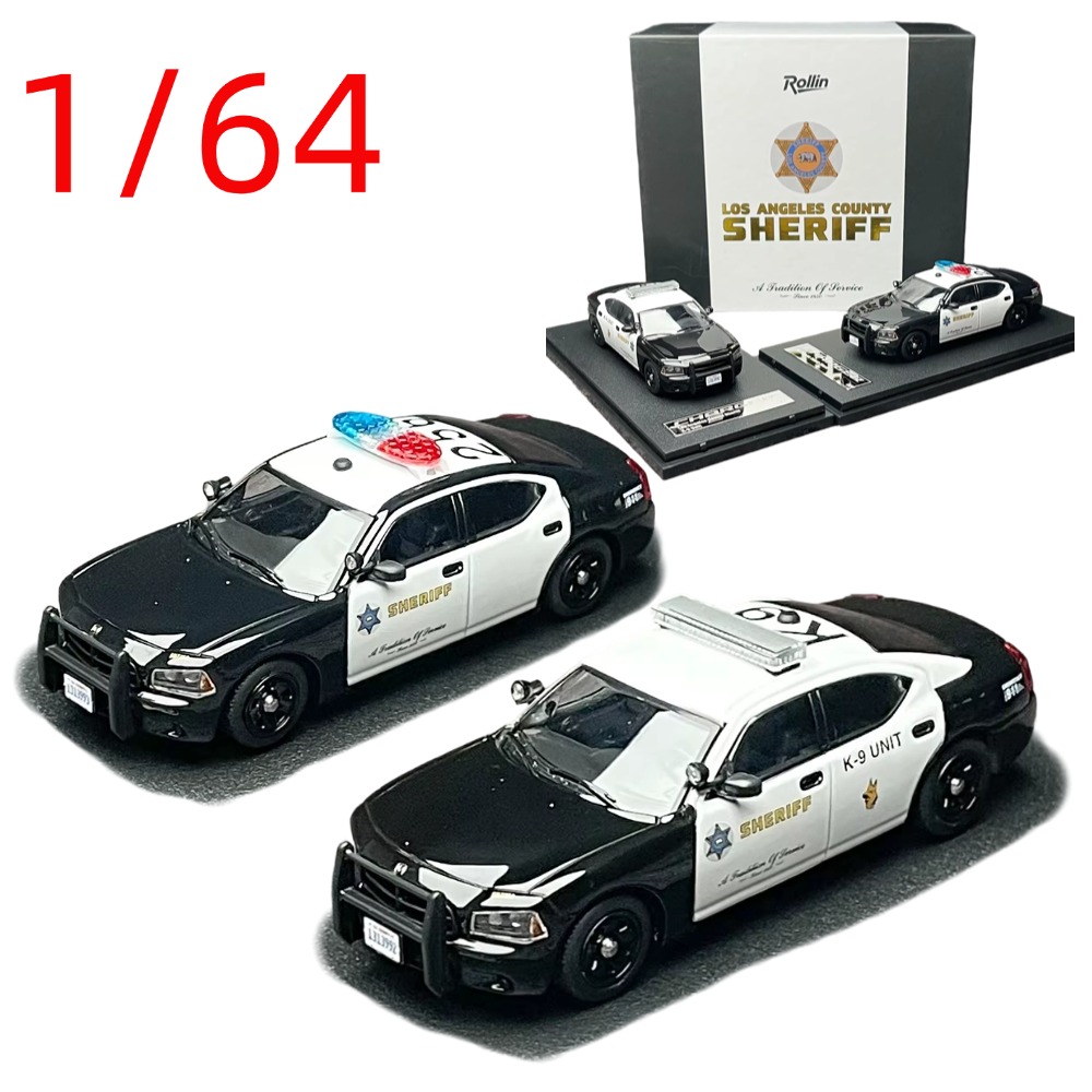 Model Kit Cars - Rollin Diecast 1/64 Scale Dodge Charger