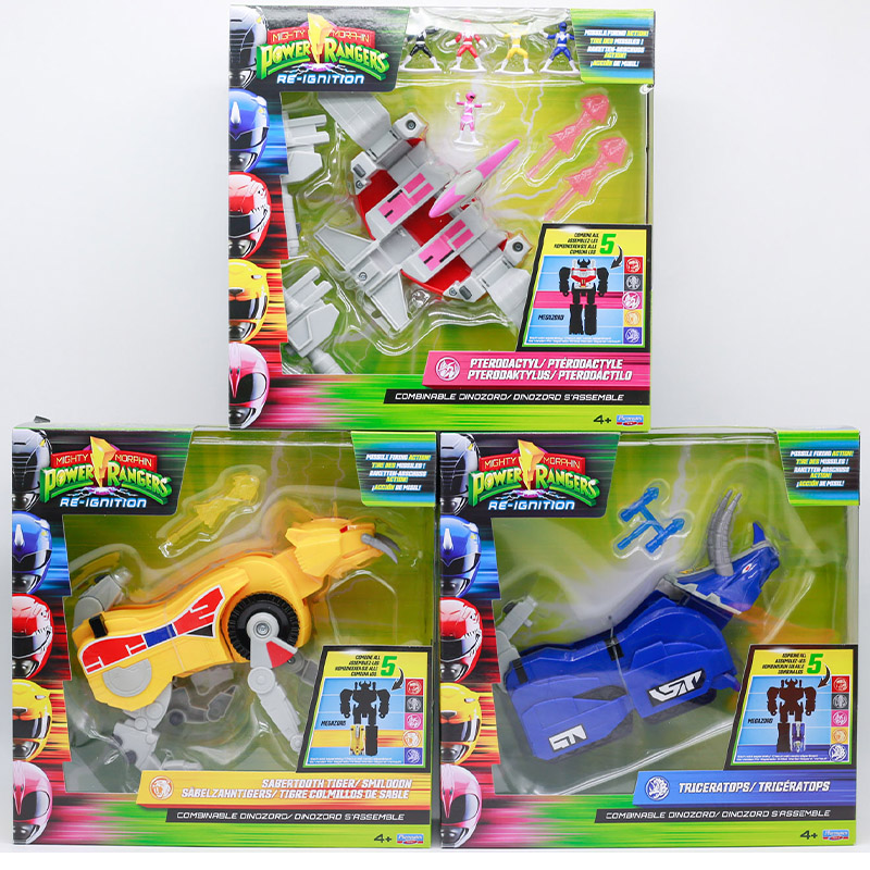 Model Kit Megazord - Playmates Power Rangers Re-Ignition Action Figures
