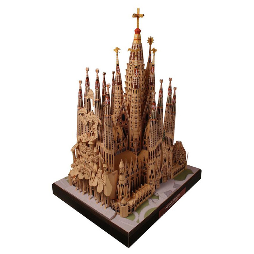 Model Kit Yacht - DIY Spain Sagrada Familia 3D Paper
