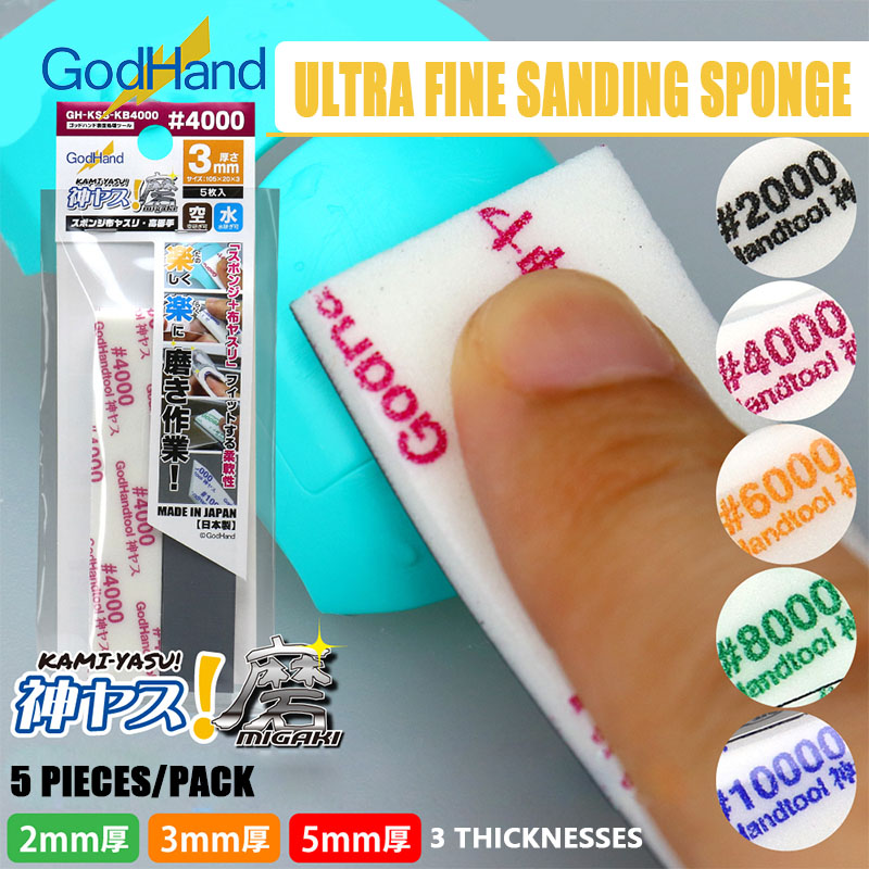 GodHand GH-KS2/GH-KS3/GH-KS5 K - đánh giá và giá Sanding Stick Set