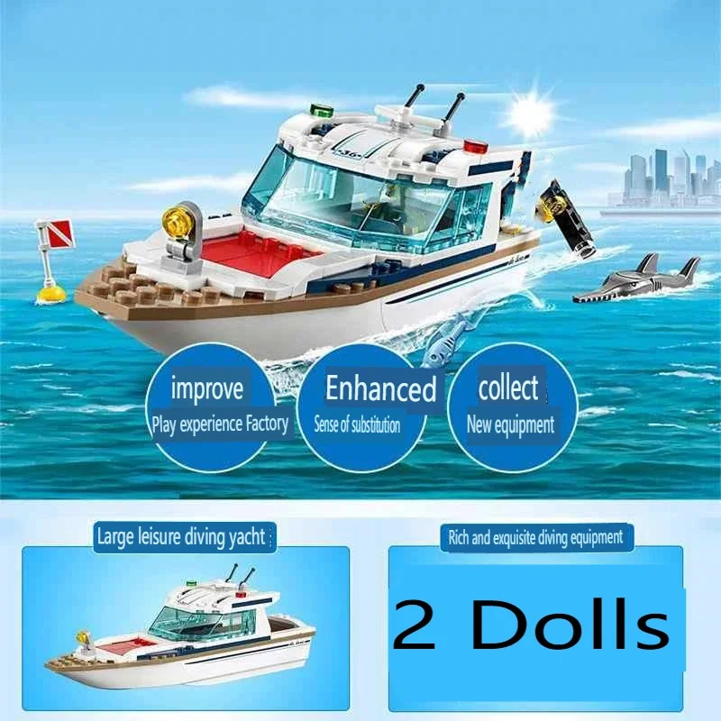City Series 60221 Sunshine Div - đánh giá và giá Model Kit Yacht