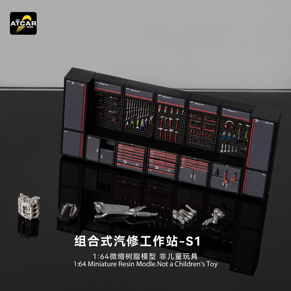 Kicarmod 1/64 Resin Garage Wor - đánh giá và giá Model Kit Cars