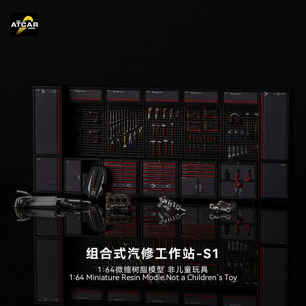 Kicarmod 1/64 Resin Garage Wor - đánh giá và giá Model Kit Cars