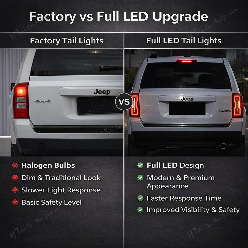 Pair LED Tail Lights For Jeep  - đánh giá và giá Model Kit Jeep
