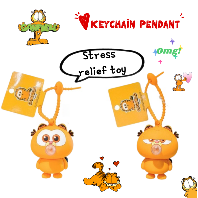 New Garfield doll car keychain - đánh giá và giá Model Kit Cars