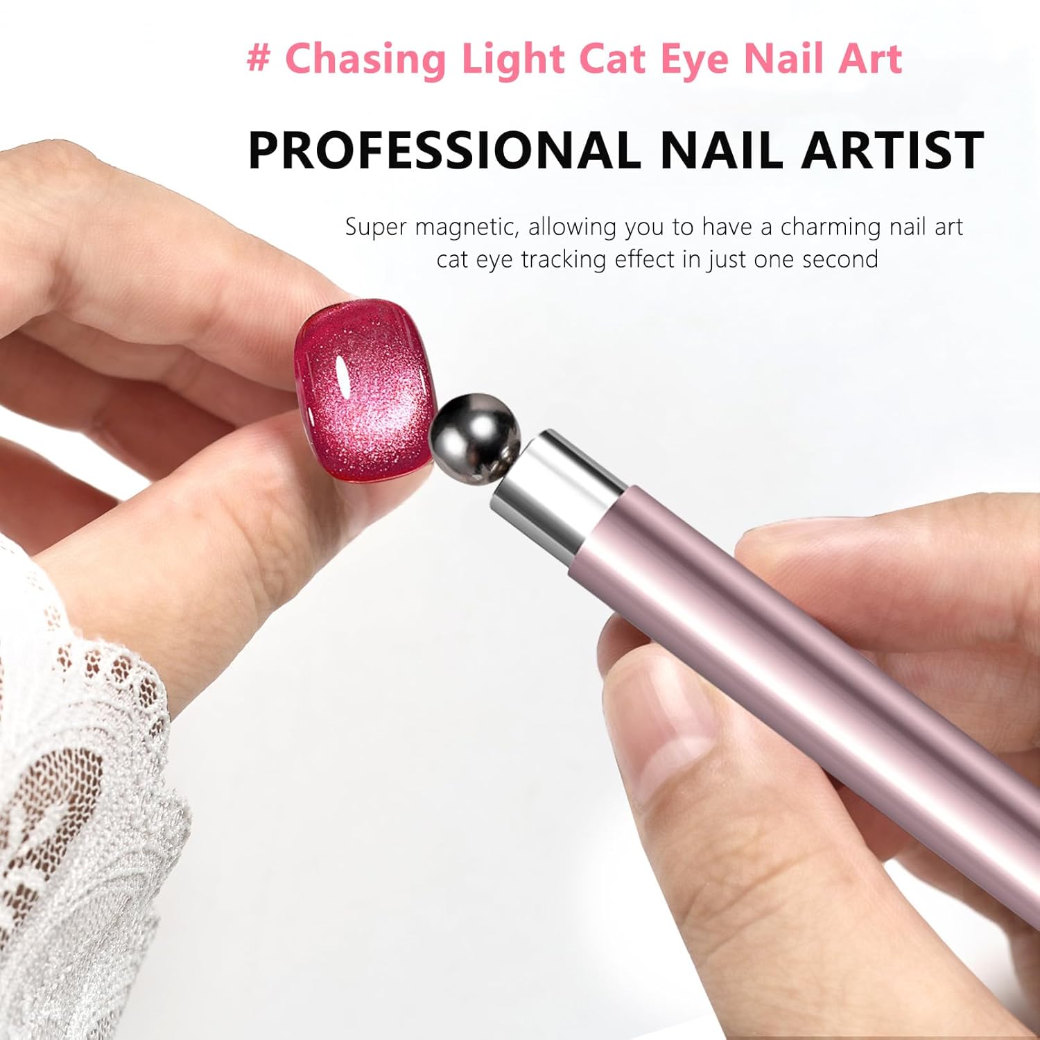 1/2Pcs Nail Cat Eye Magnetic B - đánh giá và giá Sanding Stick Set