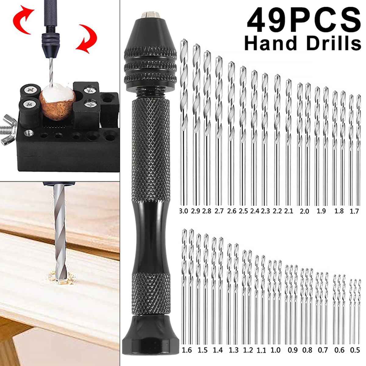 49 Mini Pieces Precision Pin V - đánh giá và giá Pin Vice Micro