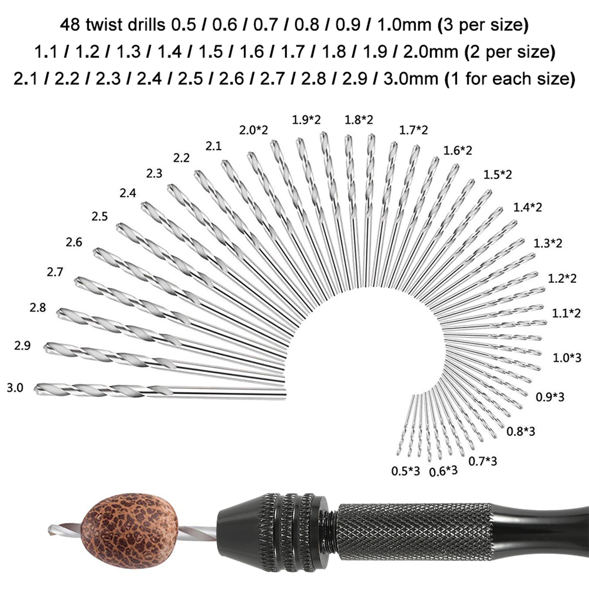 49 Mini Pieces Precision Pin V - đánh giá và giá Pin Vice Micro
