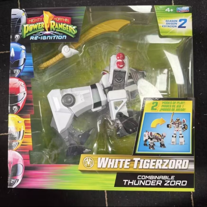 Playmates In Stock White Tiger - đánh giá và giá Model Kit Megazord