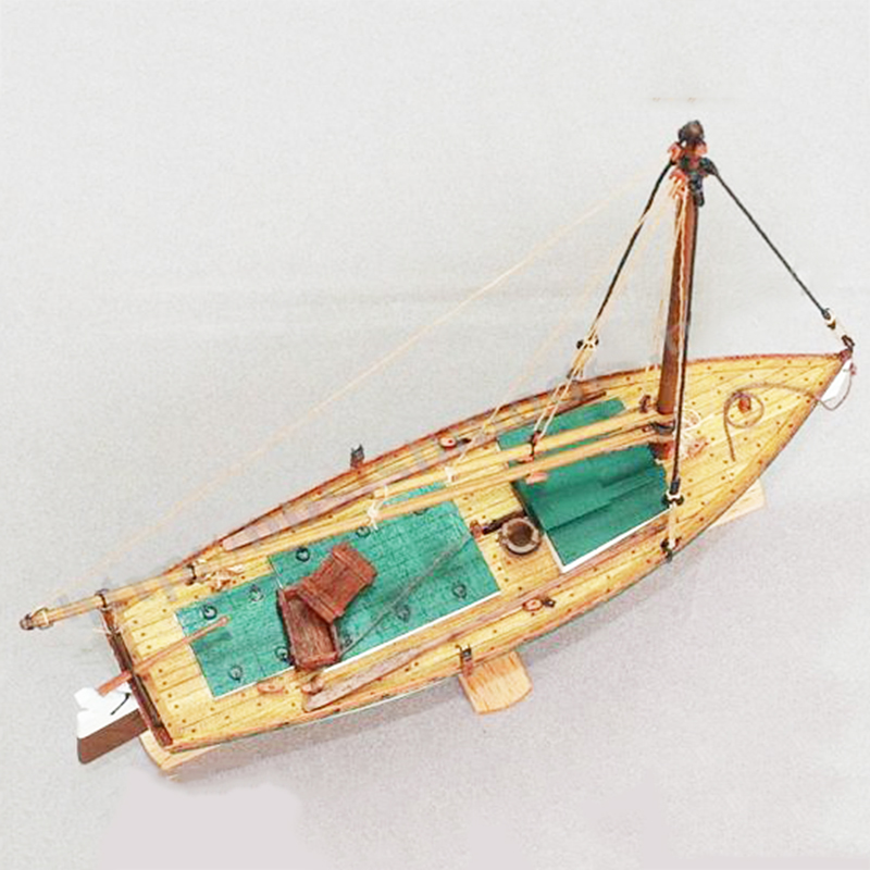 1/35 FLATTLE Wooden Boat Model - đánh giá và giá Model Kit Yacht