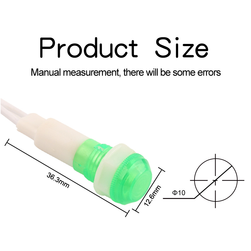 5Pcs Mounting Neon Indicator S - đánh giá và giá Panel Line Marker