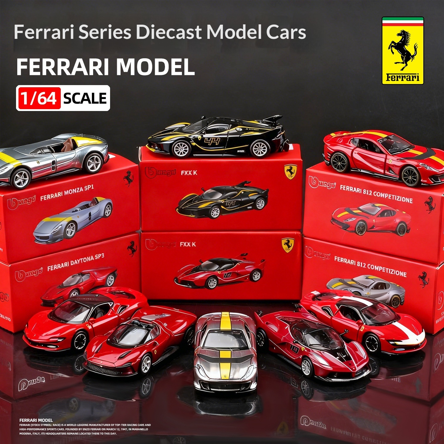 Ferrari Diecast Model Car 1/64 - đánh giá và giá Model Kit Ferrari