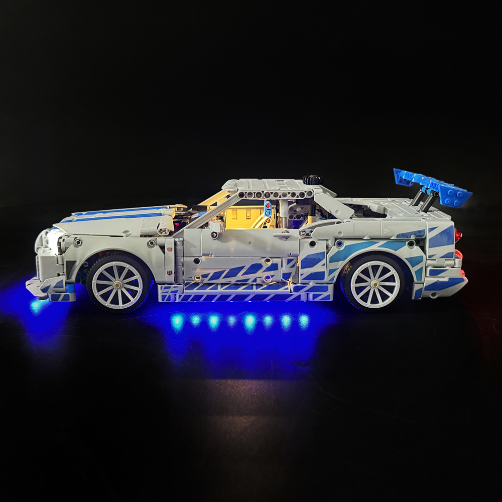 BYB LED Light Kit For LEGO 422 - đánh giá và giá Model Kit Nissan Skyline