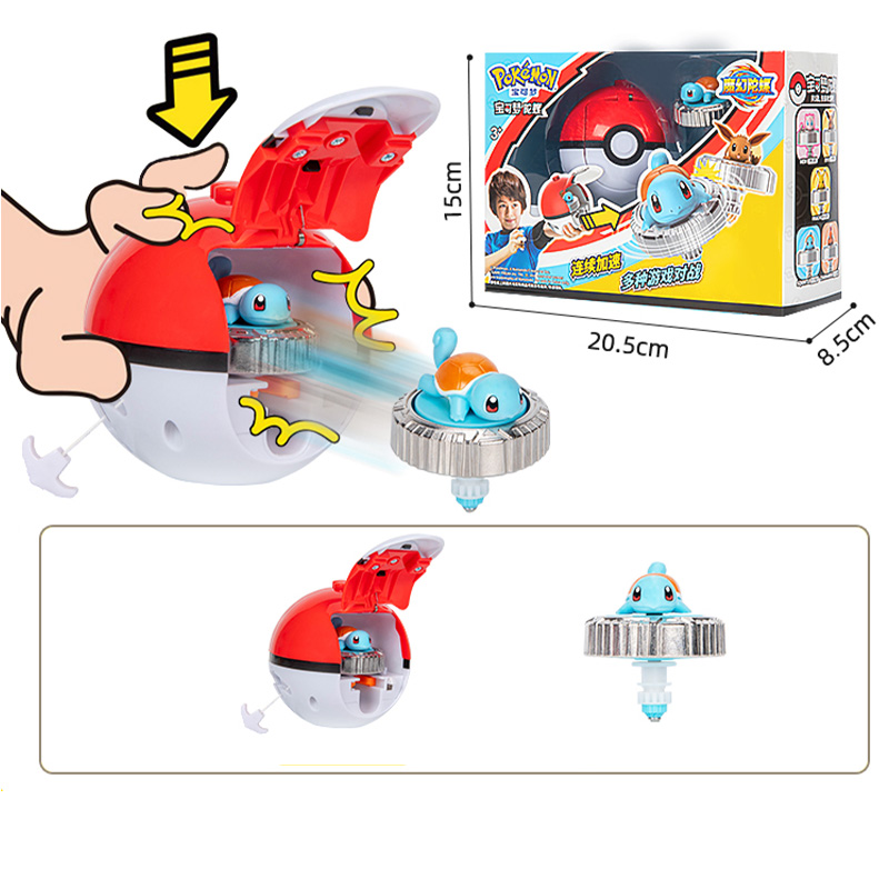 Pokemon Ball Battle Gyro Spinn - đánh giá và giá Model Kit Eevee