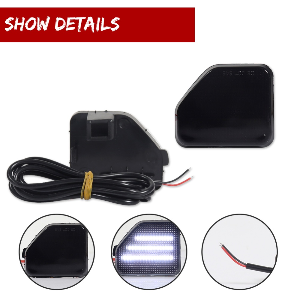 White LED Car Rear Bumper Refl - đánh giá và giá Model Kit Jeep