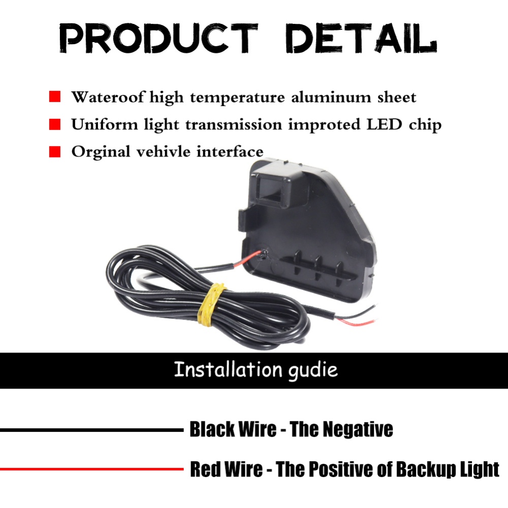 White LED Car Rear Bumper Refl - đánh giá và giá Model Kit Jeep