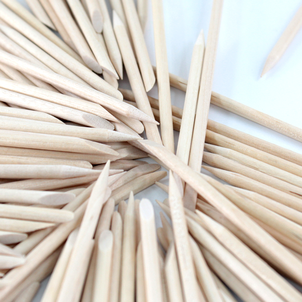 4 different sizes Orange Wood  - đánh giá và giá Sanding Stick Set