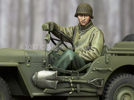 1:35 Resin kit  US Jeep Driver - đánh giá và giá Model Kit Cangdao
