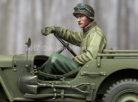 1:35 Resin kit  US Jeep Driver - đánh giá và giá Model Kit Cangdao