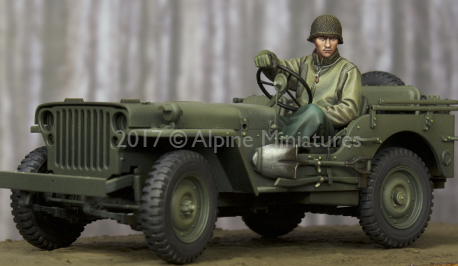 1:35 Resin kit  US Jeep Driver - đánh giá và giá Model Kit Cangdao