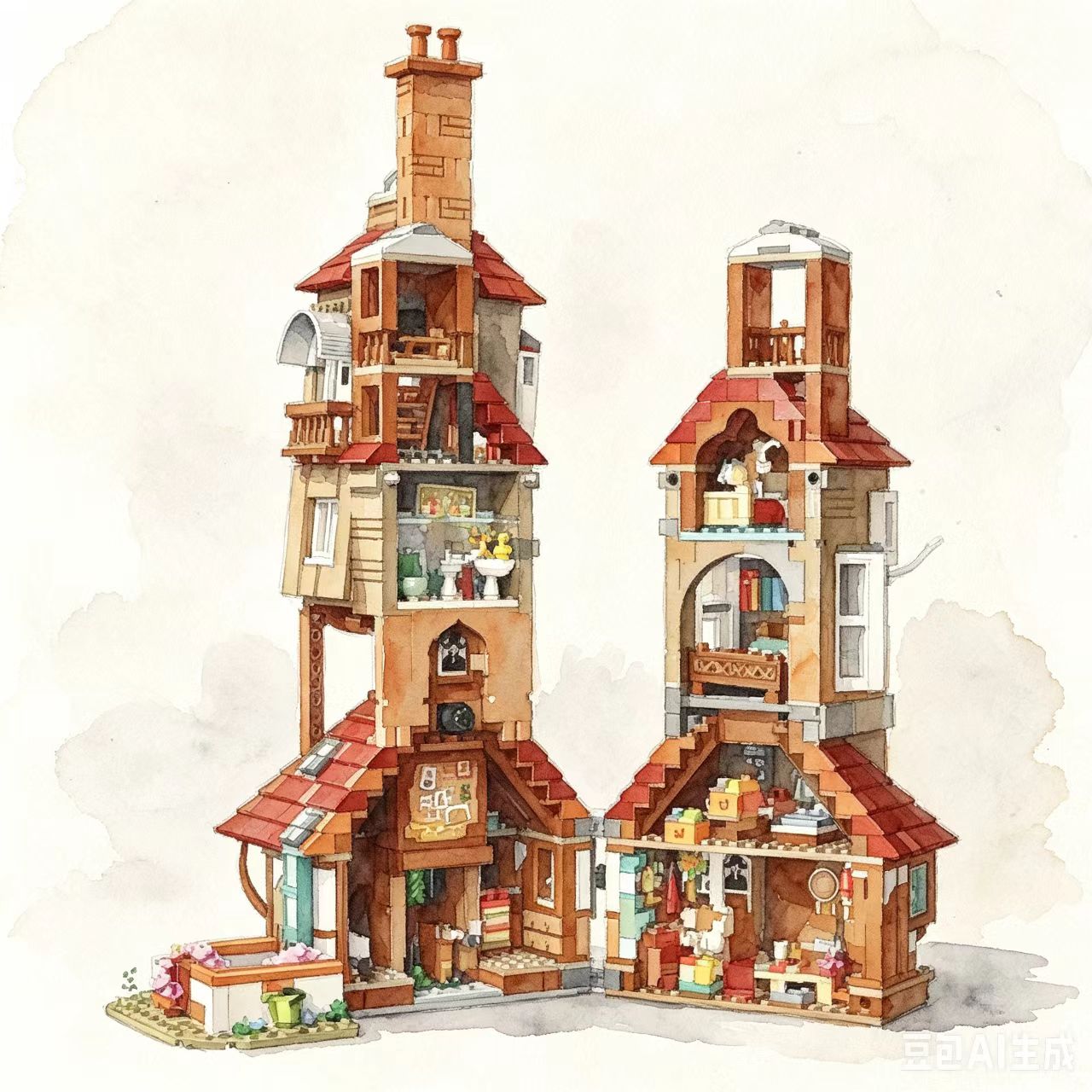 In Stock The Burrow Building B - đánh giá và giá Model Kit Companies