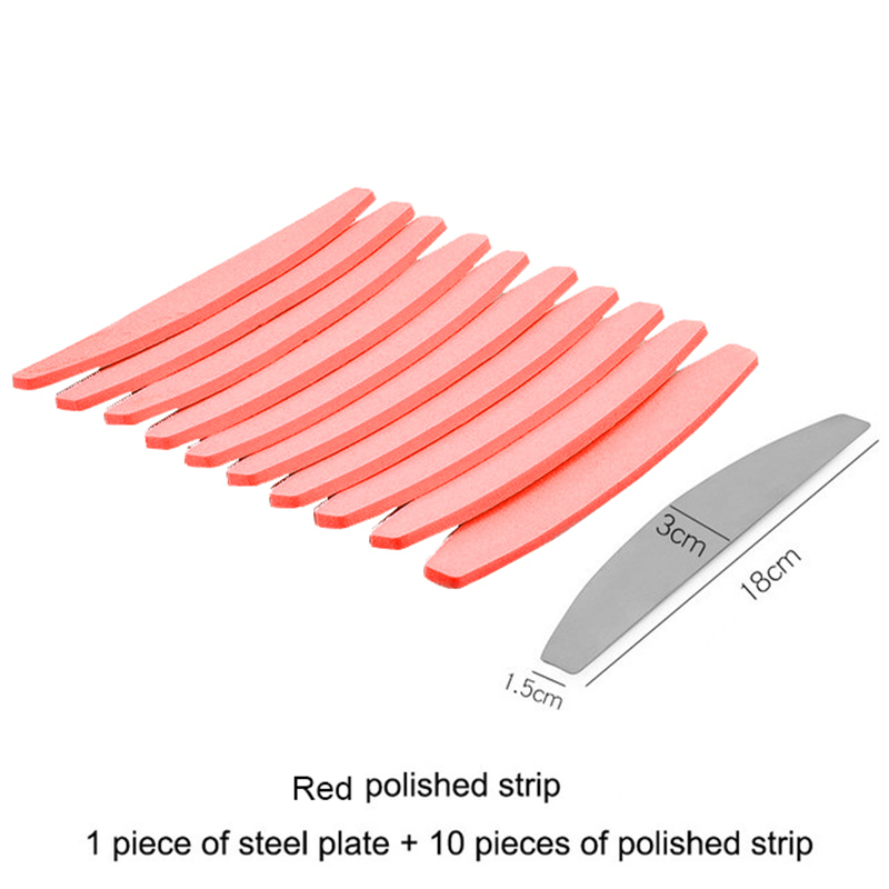1 set (10 pcs) Pink Sponge Nai - đánh giá và giá Sanding Stick Set