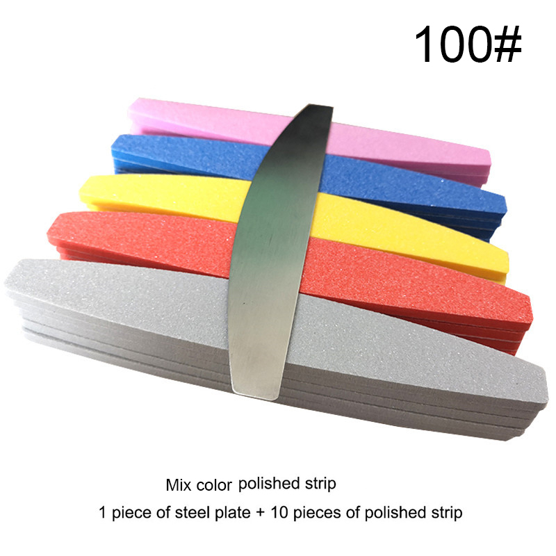 1 set (10 pcs) Pink Sponge Nai - đánh giá và giá Sanding Stick Set