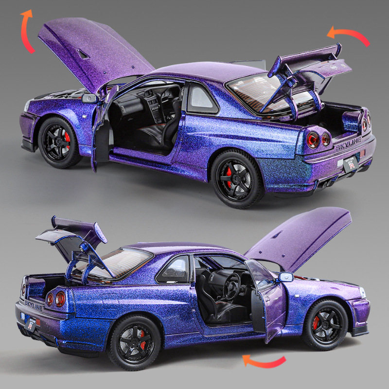 1:24 Silvia Skyline Ares GTR G - đánh giá và giá Model Kit Nissan Skyline
