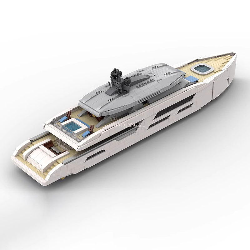 MOC Midi-Scale Luxury Yacht Wh - đánh giá và giá Model Kit Yacht