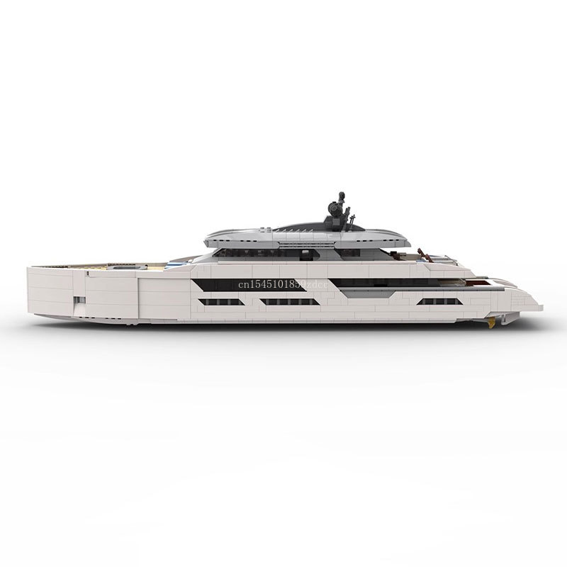 MOC Midi-Scale Luxury Yacht Wh - đánh giá và giá Model Kit Yacht