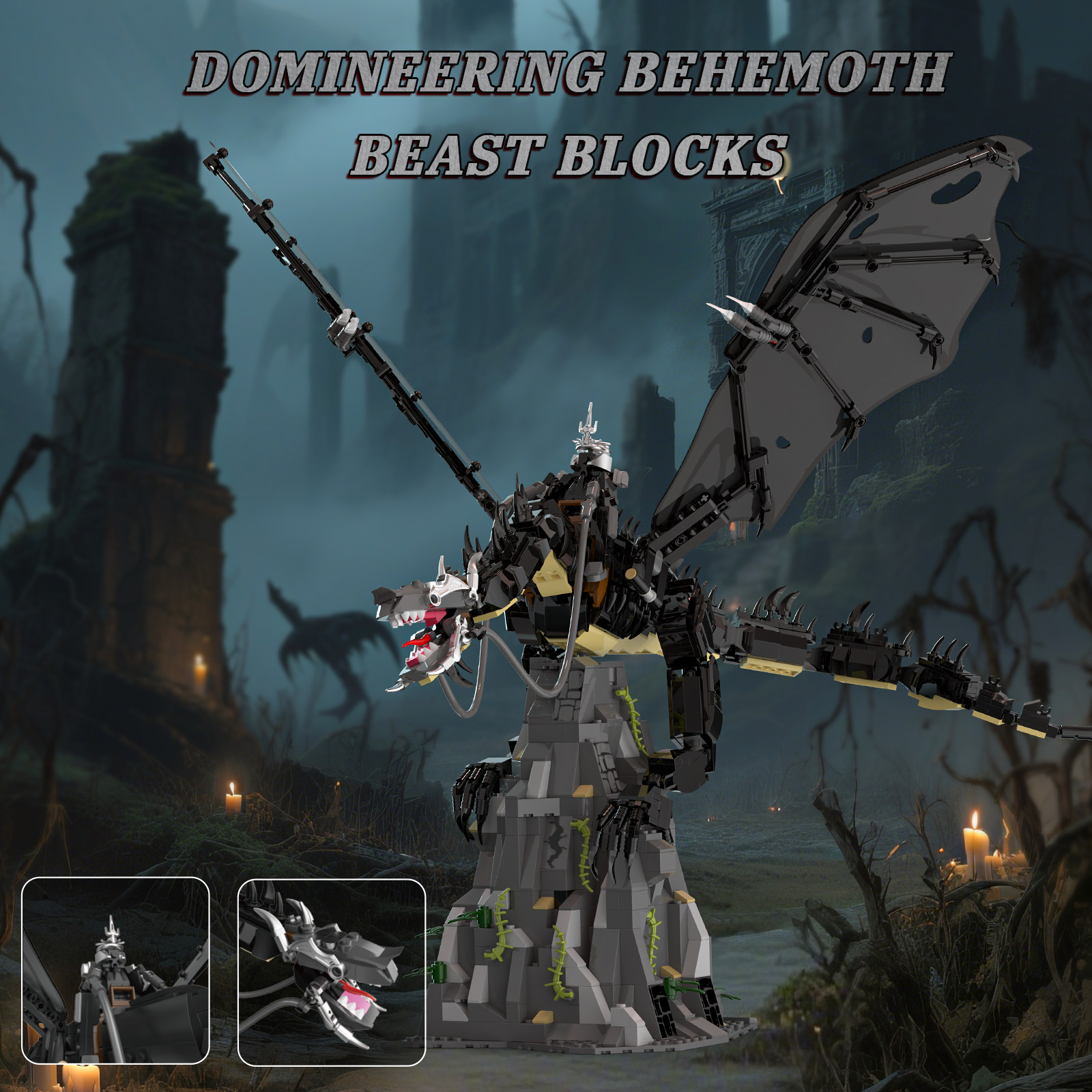 1361pcs Witch King Fell Beast  - đánh giá và giá Model Kit Companies