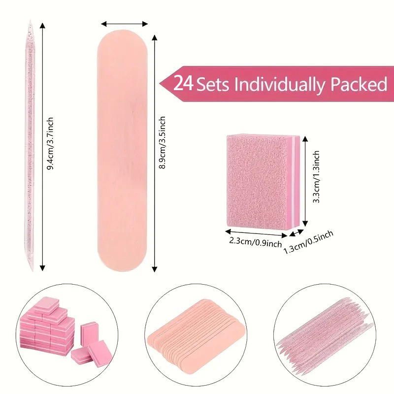 Nail File Kit Wooden Sticks Bu - đánh giá và giá Sanding Stick Set
