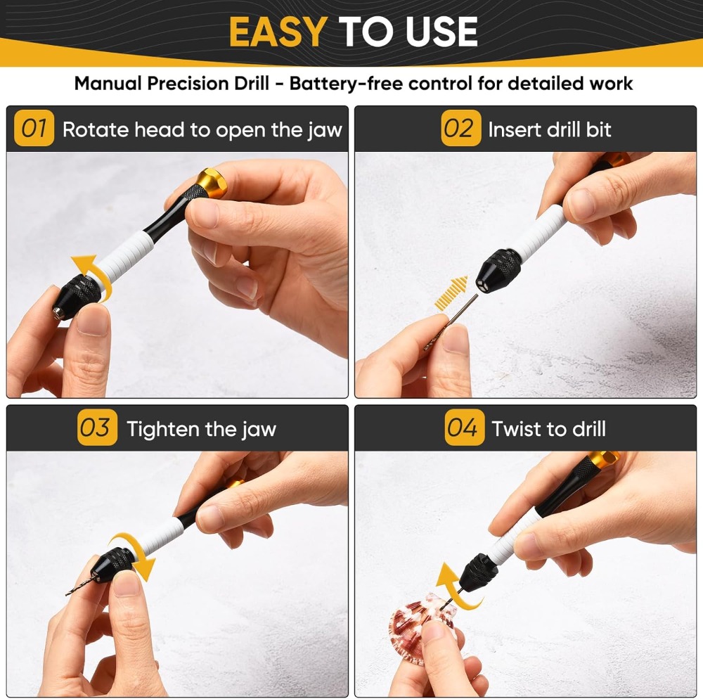 Pin Vise Hand Drill Manual wit - đánh giá và giá Pin Vice Micro