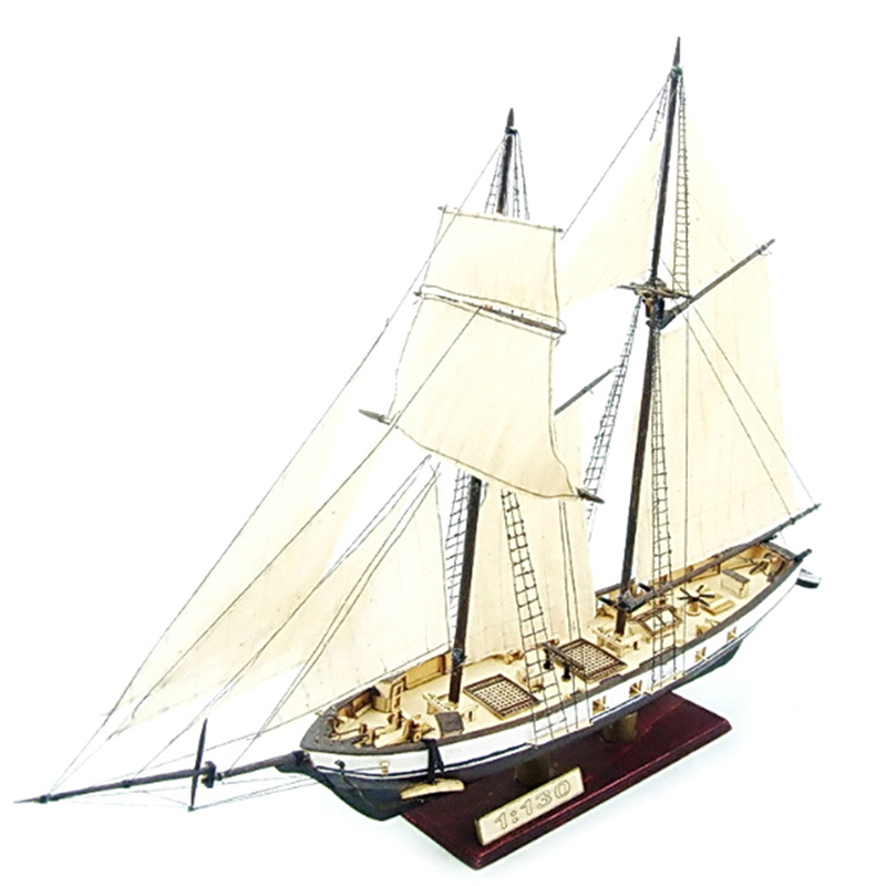 1:130/100/70/30 Sailing DIY Sh - đánh giá và giá Model Kit Yacht