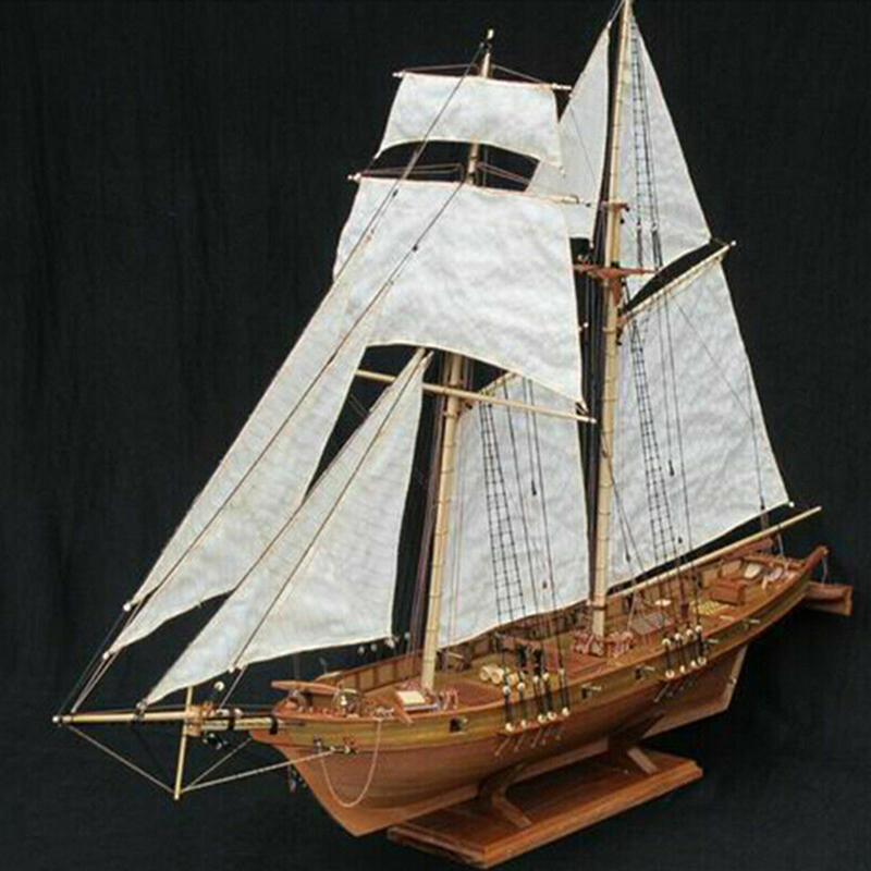 Wooden Sailing Boat Model DIY  - đánh giá và giá Model Kit Yacht