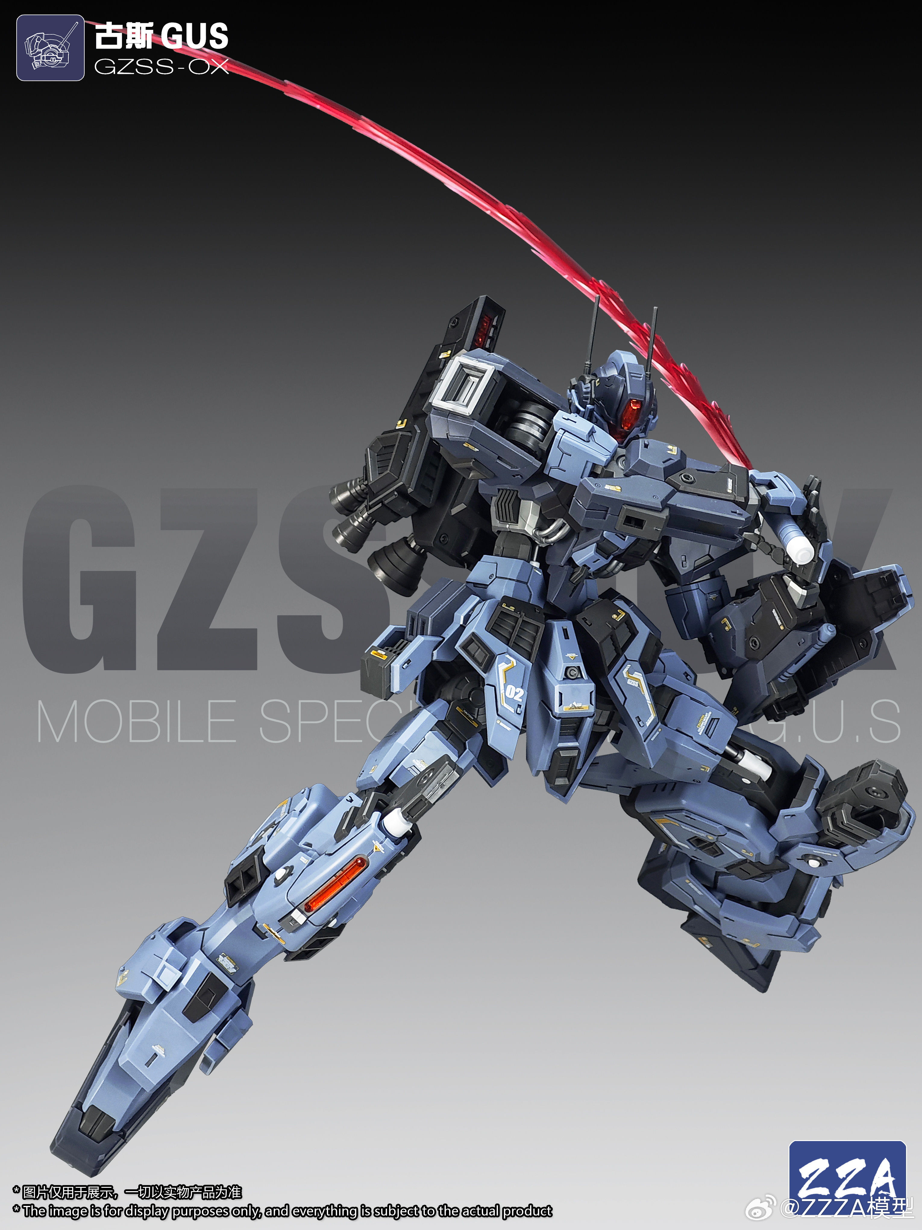 ZZA GUS 1/100 MG GZSS-OX Plast - đánh giá và giá Model Kit Zza