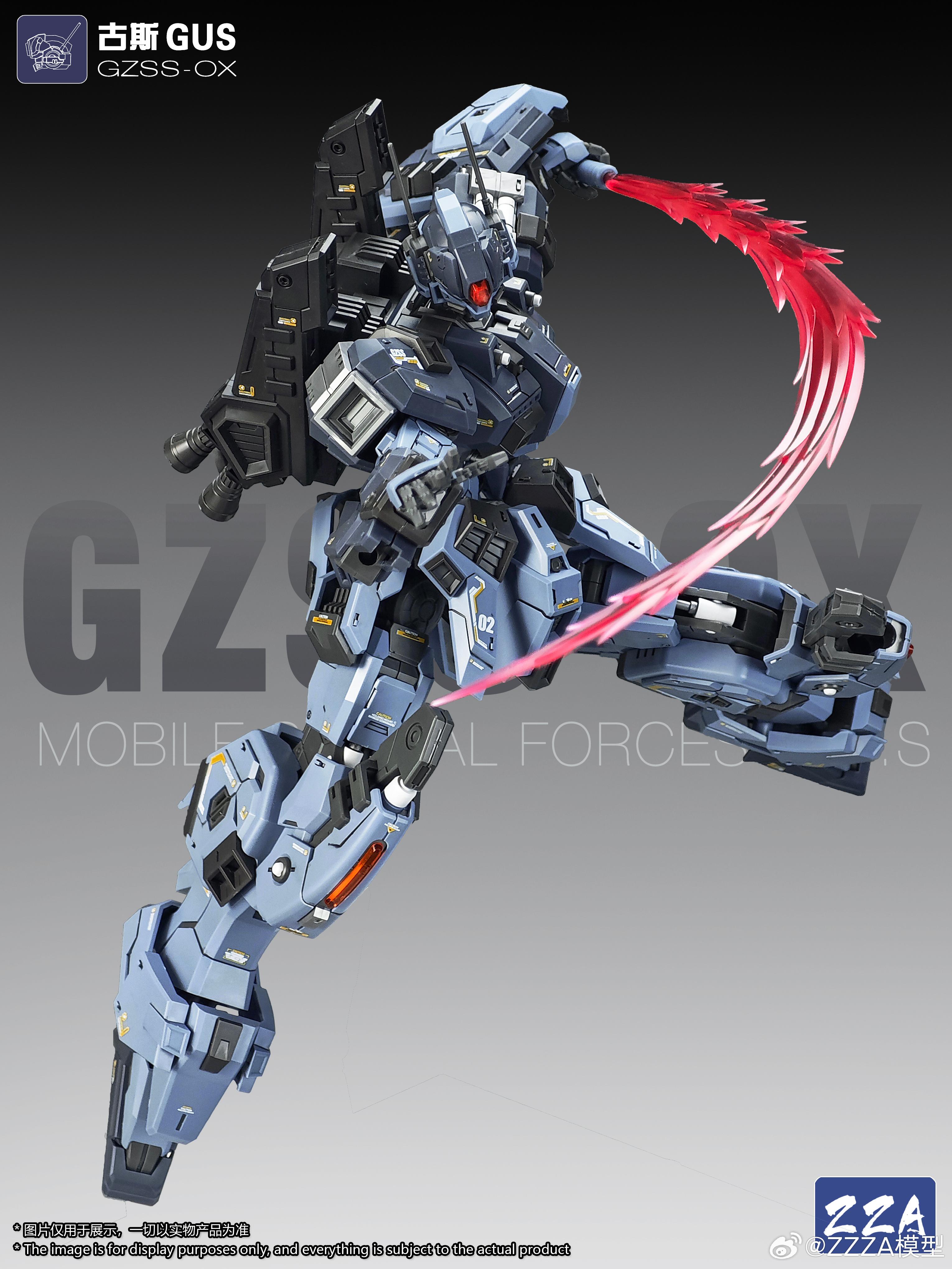 ZZA GUS 1/100 MG GZSS-OX Plast - đánh giá và giá Model Kit Zza