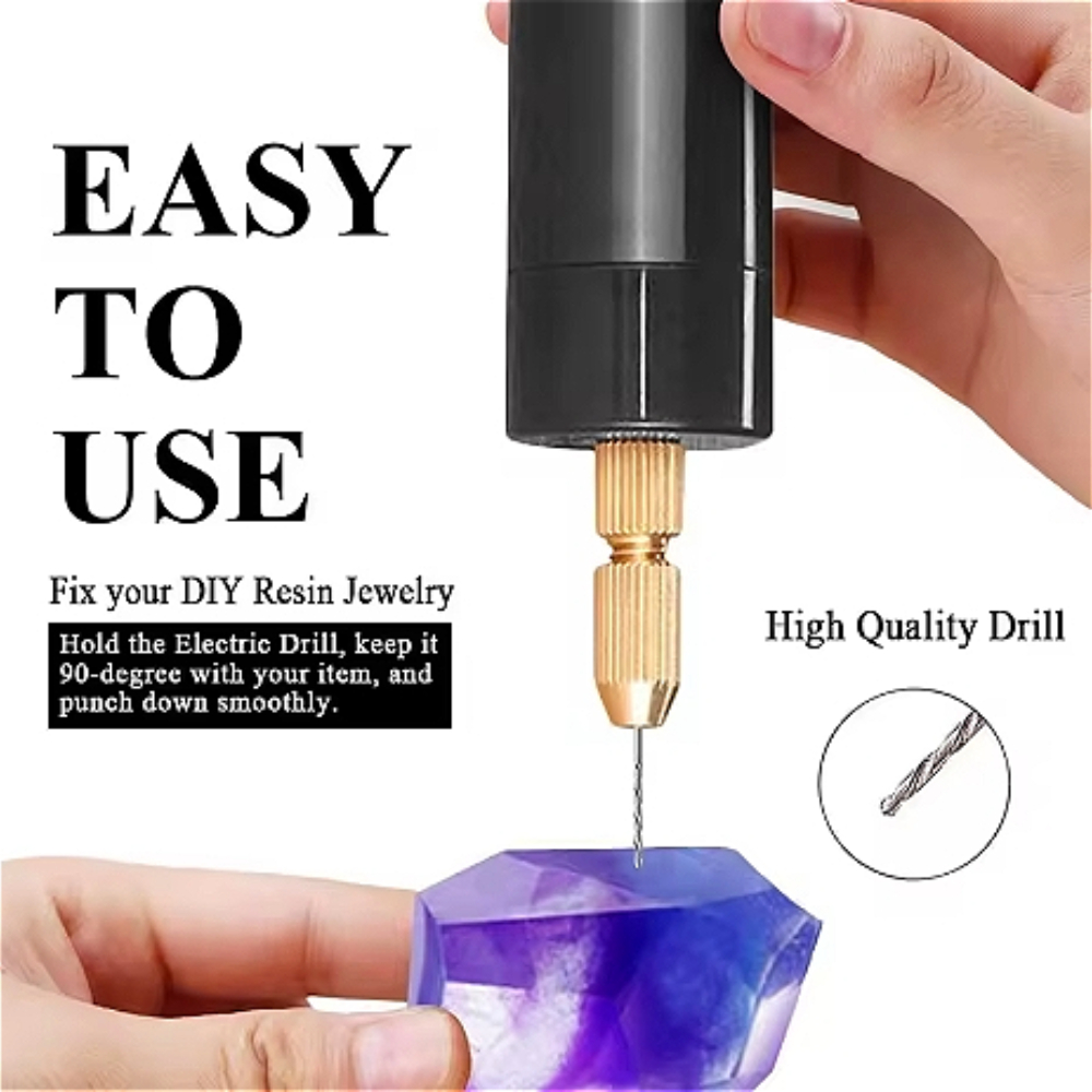 Micro-Electric Hand Drill Set  - đánh giá và giá Pin Vice Micro