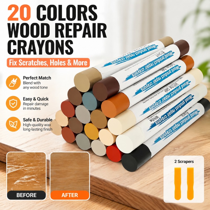 20 Colors Furniture Repair Wax - đánh giá và giá Sanding Stick Set