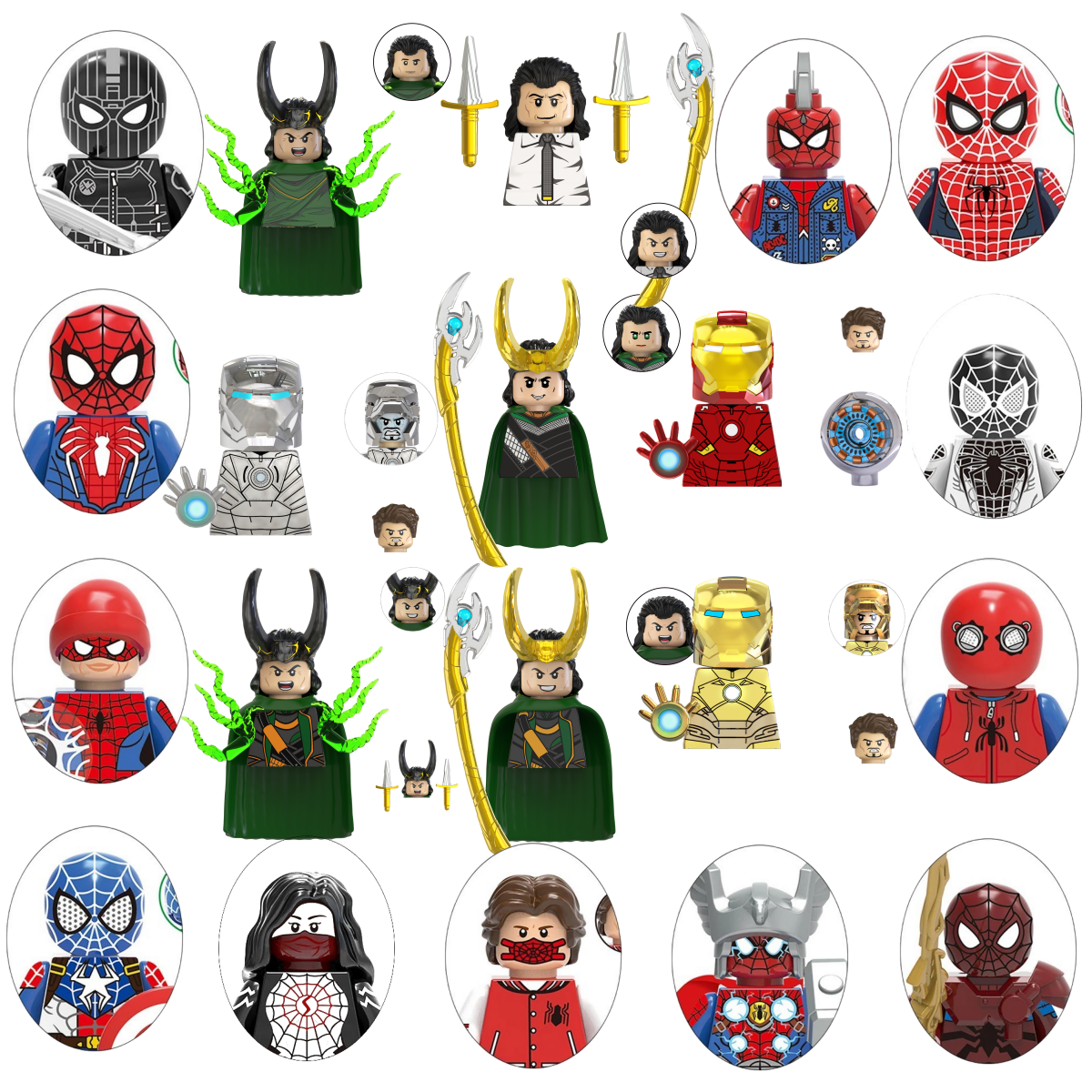Blind Box Mini Building Blocks - đánh giá và giá Model Kit Iron Man