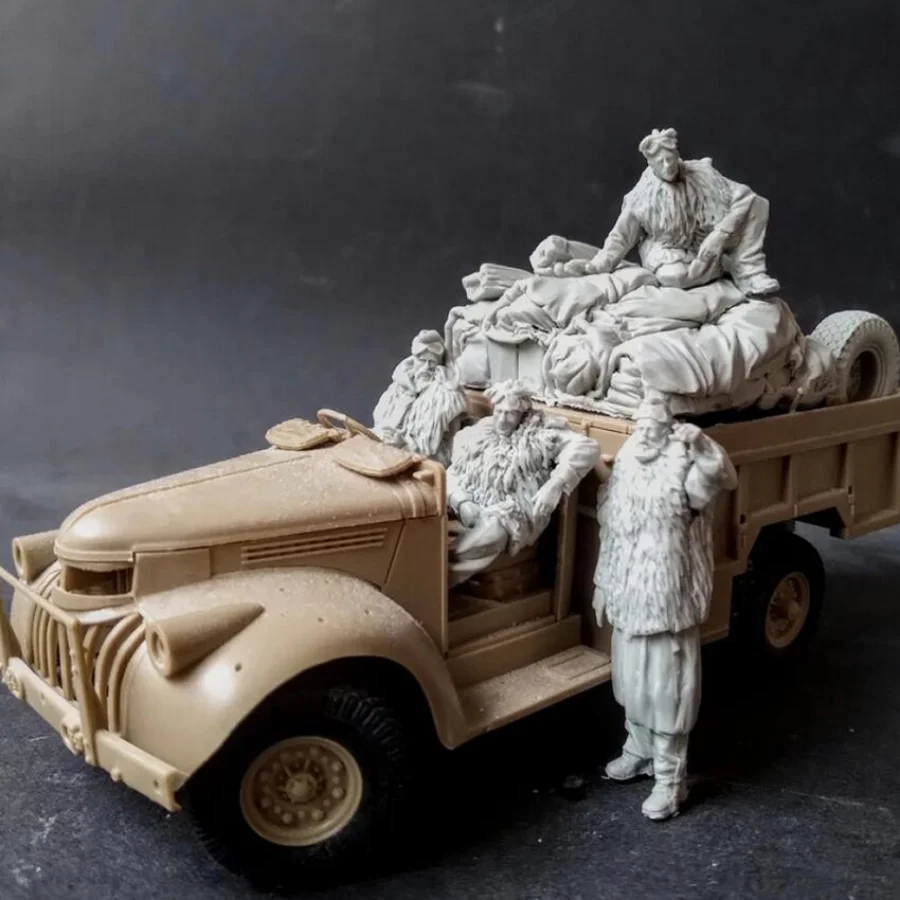1/35 Resin Figure Model Kit 2  - đánh giá và giá Model Kit Cangdao