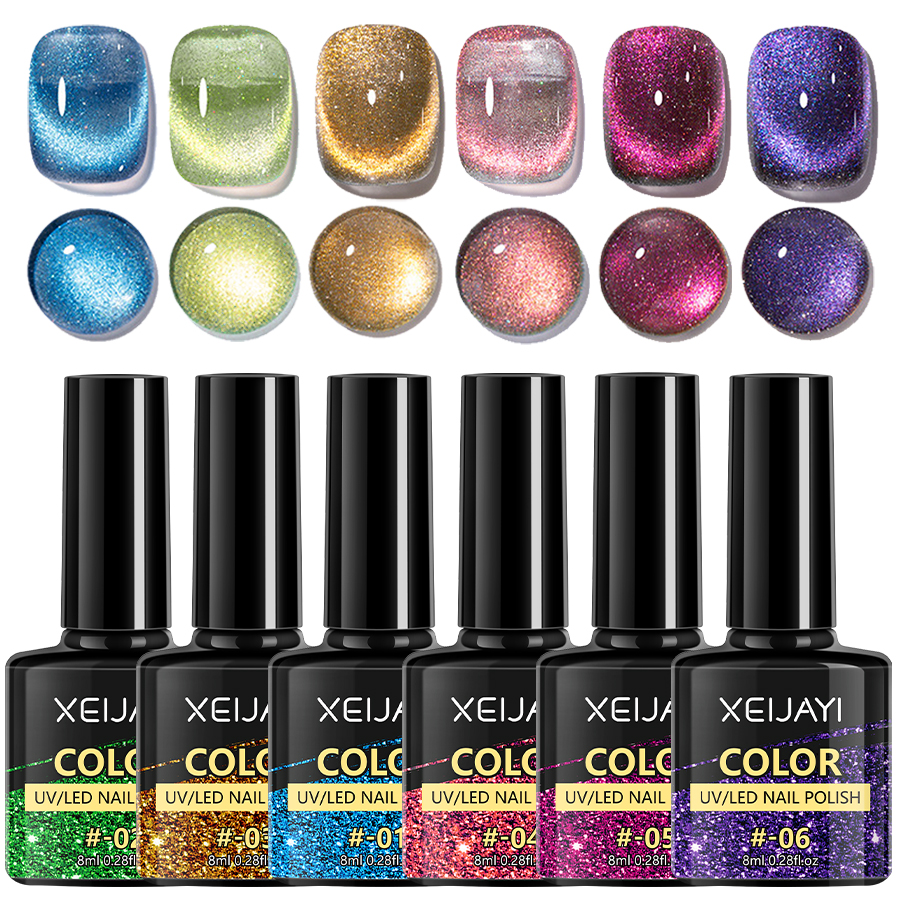 6pcs Cat Eye Gel Nail Polish S - đánh giá và giá Sanding Stick Set