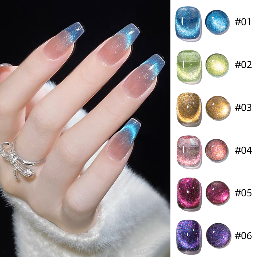 6pcs Cat Eye Gel Nail Polish S - đánh giá và giá Sanding Stick Set