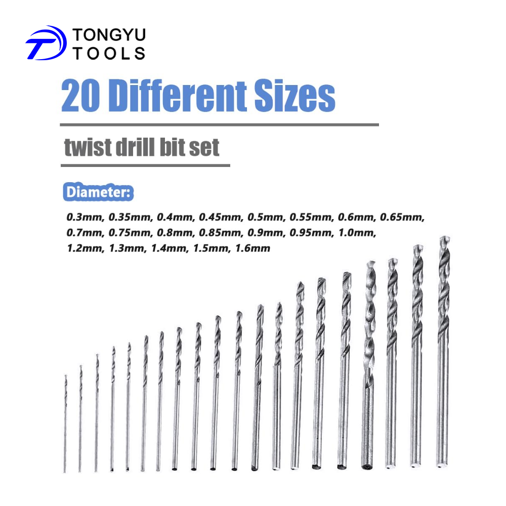 Micro Mini Twist Drill Bit Set - đánh giá và giá Pin Vice Micro
