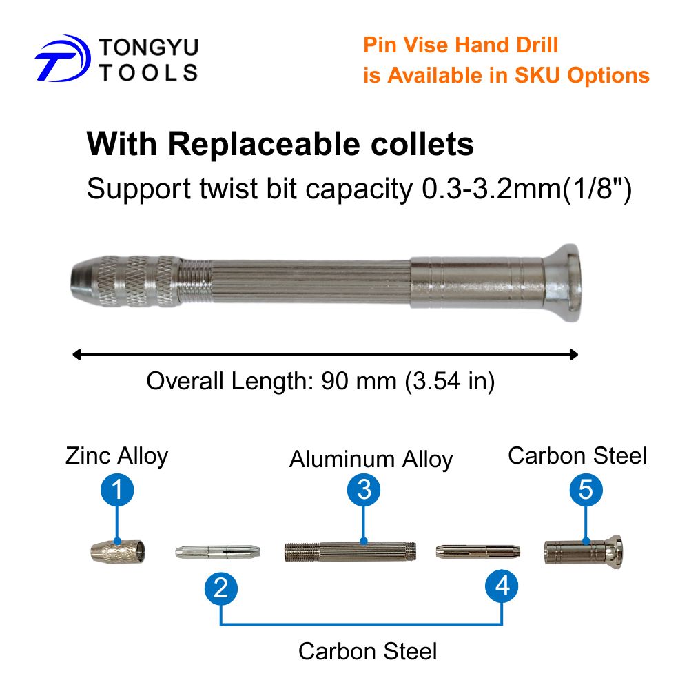 Micro Mini Twist Drill Bit Set - đánh giá và giá Pin Vice Micro