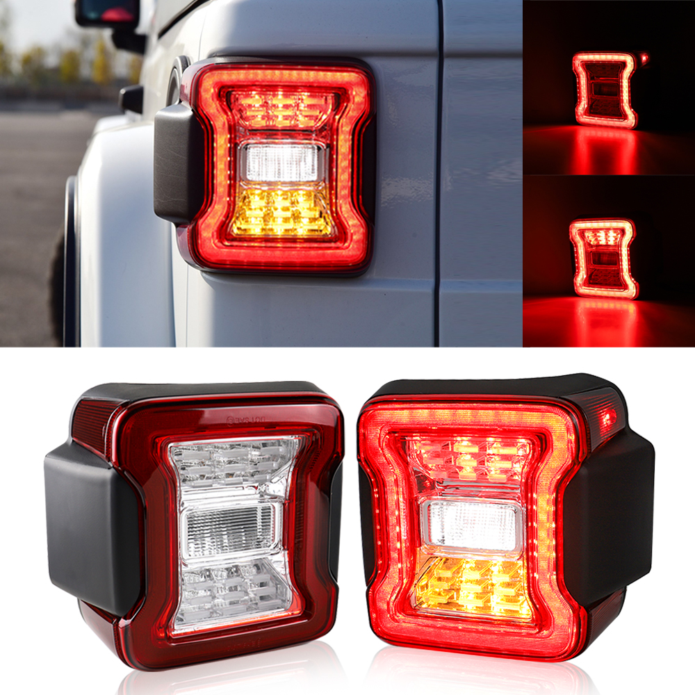2x Car LED Tail Lights for Jee - đánh giá và giá Model Kit Jeep