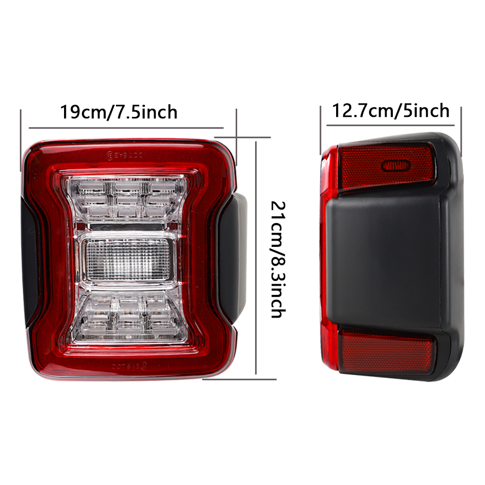 2x Car LED Tail Lights for Jee - đánh giá và giá Model Kit Jeep