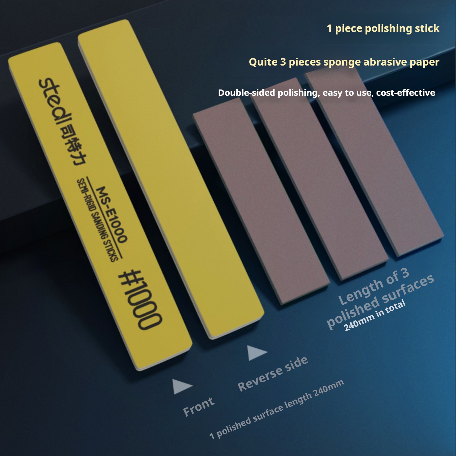 Stedi MS-E1 MS-E2 Semi-Rigid S - đánh giá và giá Sanding Stick Set