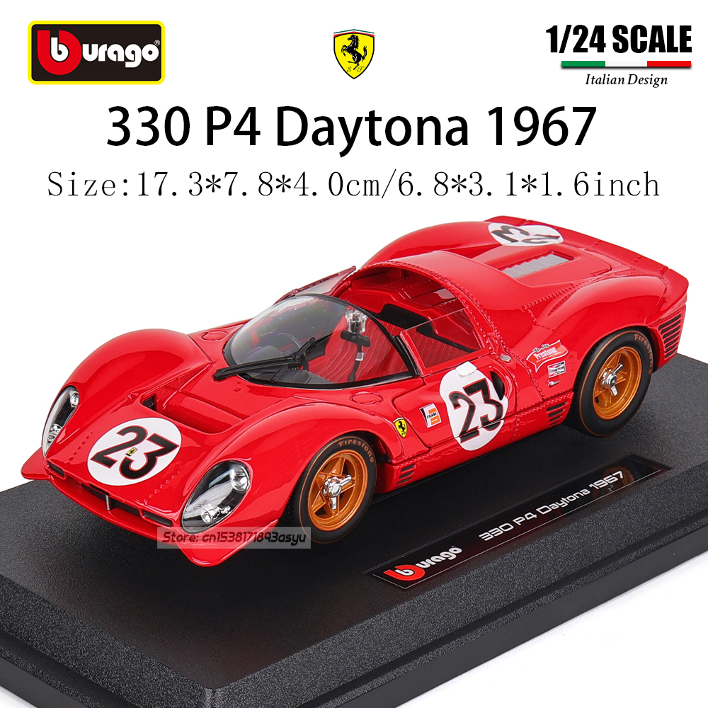 Bburago 1:24 Ferrari 330 P4 DA - đánh giá và giá Model Kit Ferrari